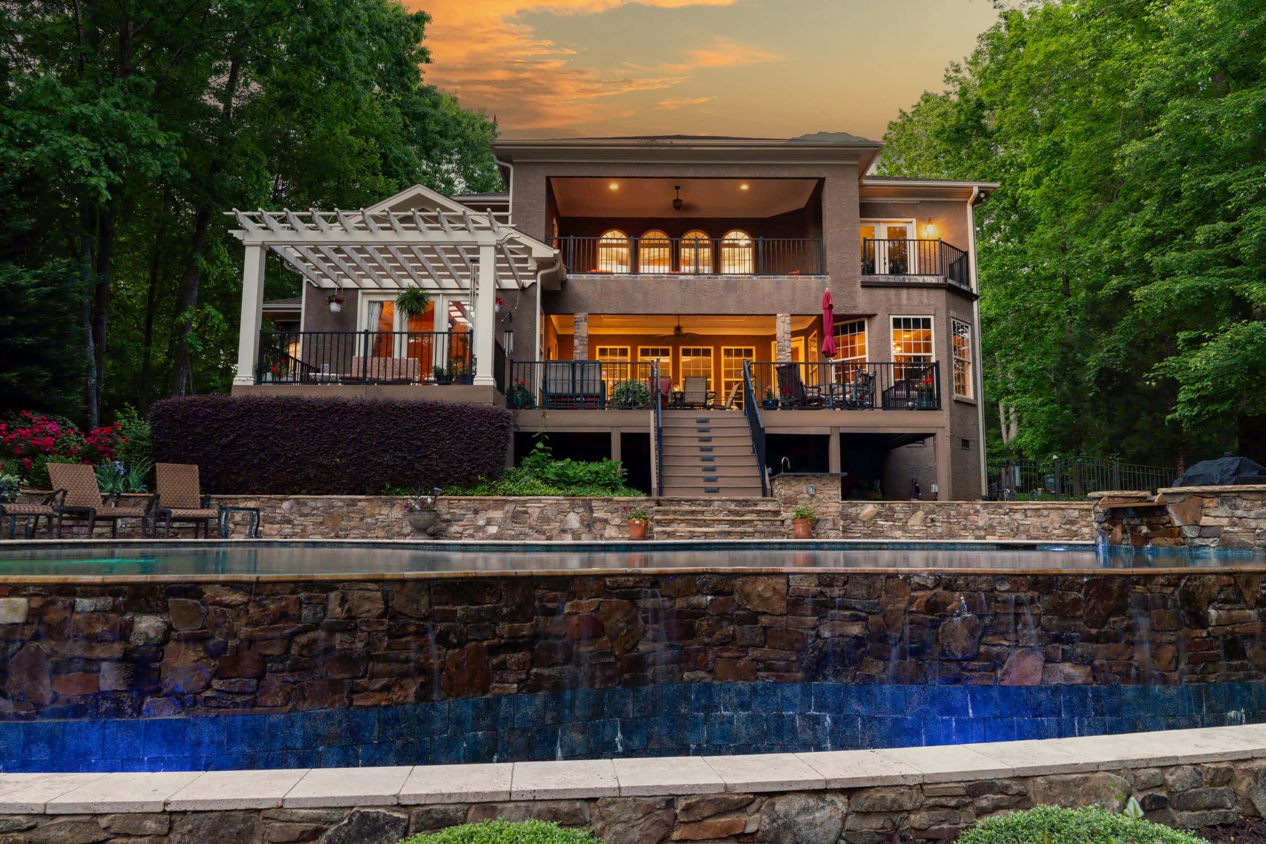 Lake Norman Real Estate Twilight Photo